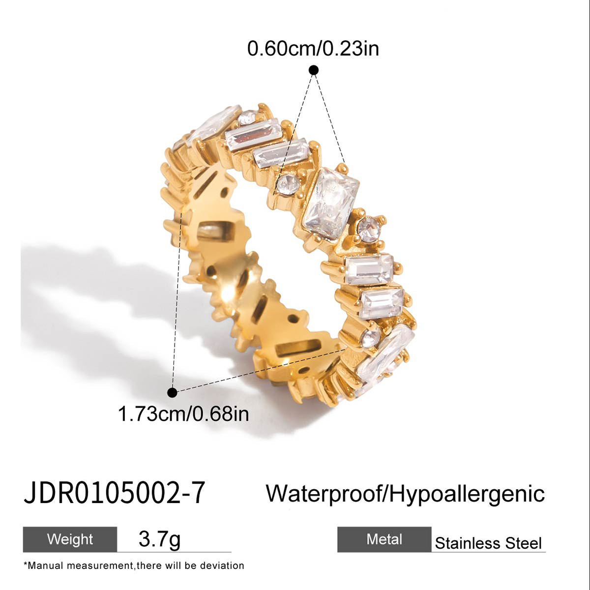 Luxe Crystal Ring