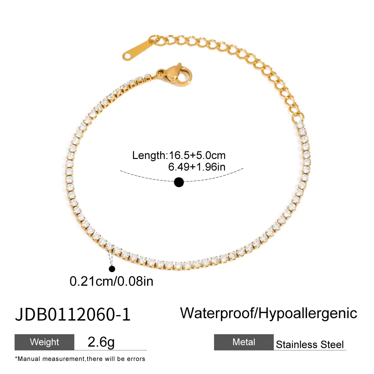 Starluxe Tennis Bracelet