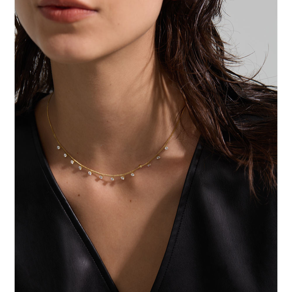 Diamond Drip Necklace