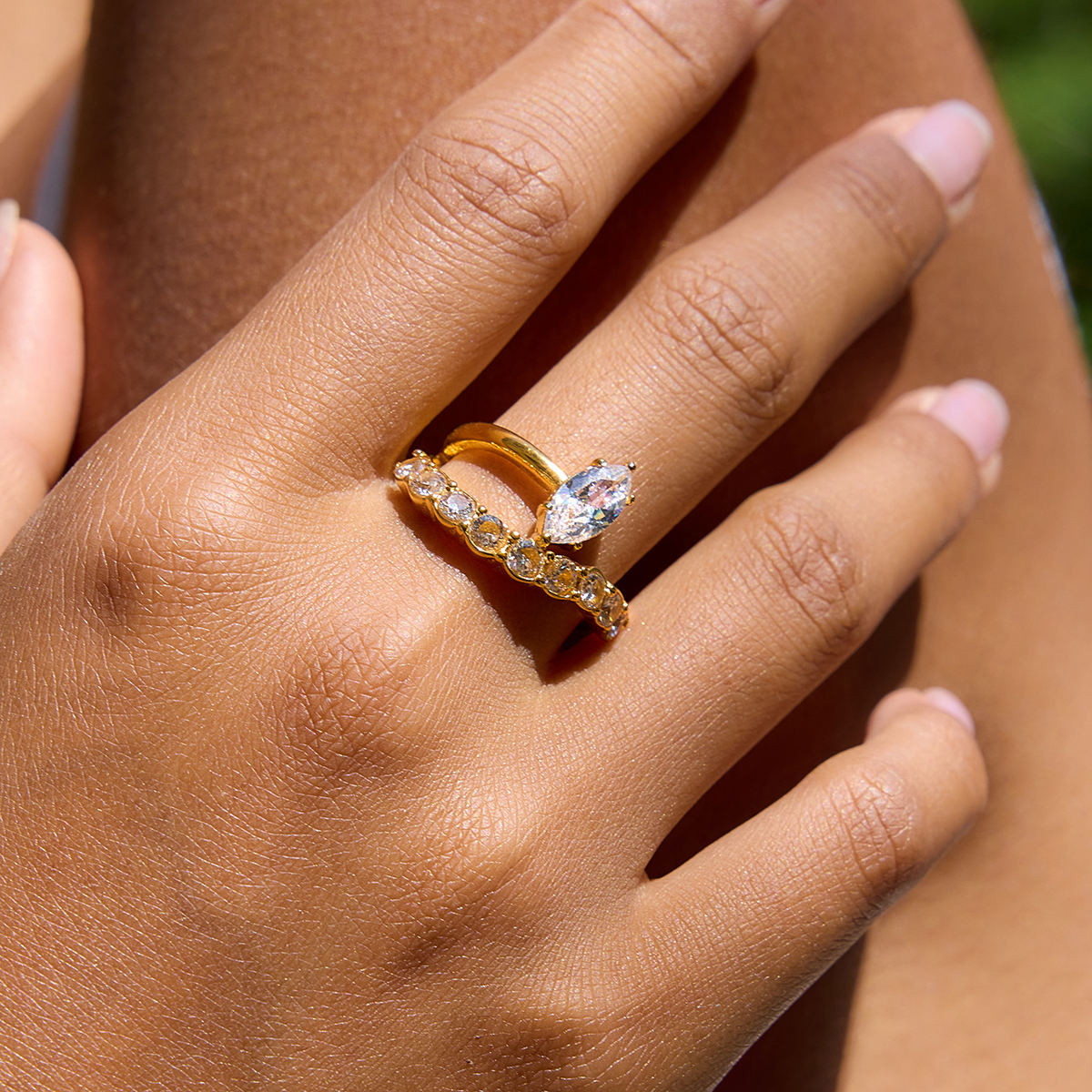Marquise Glow Ring