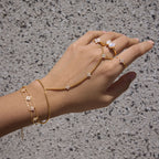 Crystal Bloom Hand Chain