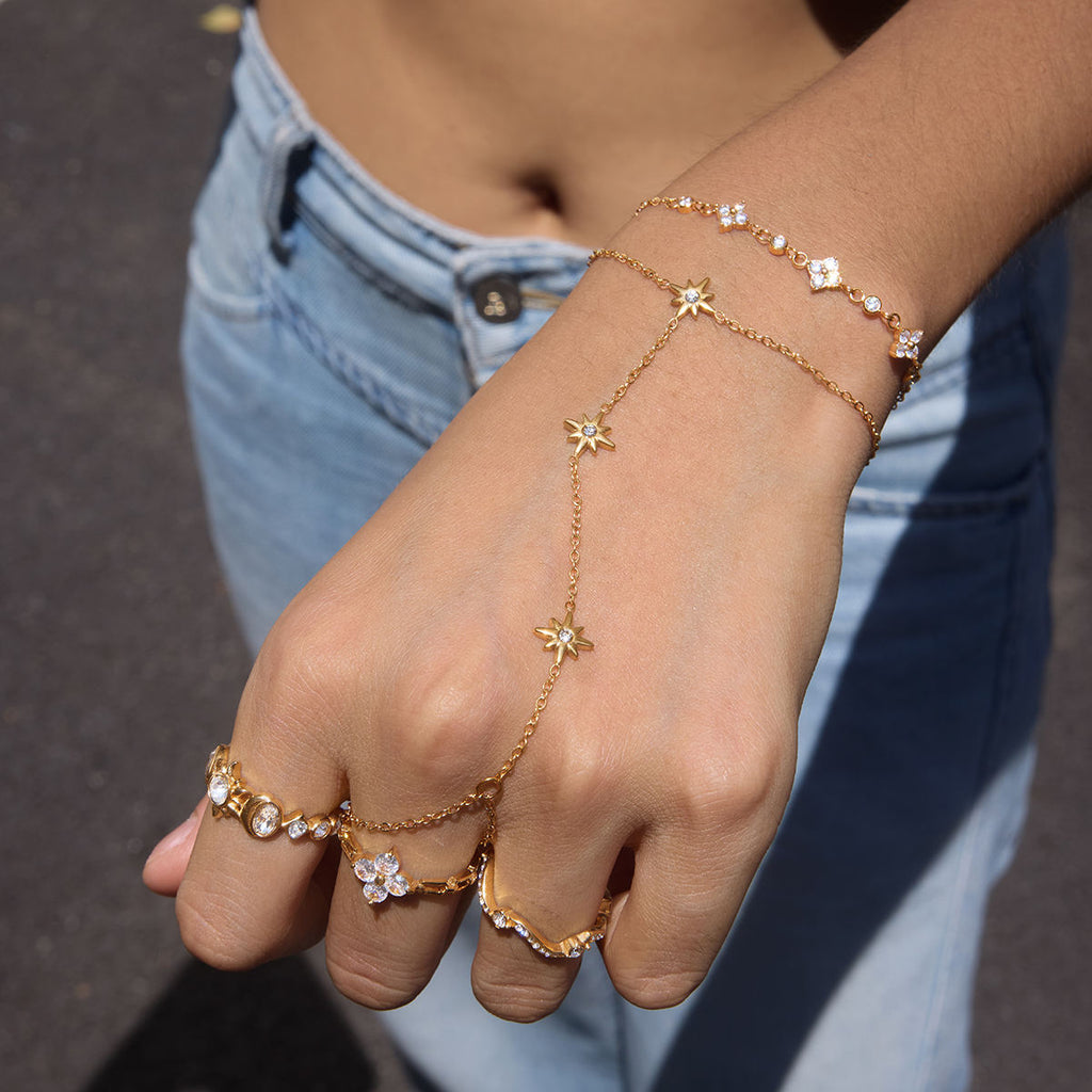 Starlight Crystal Hand Chain
