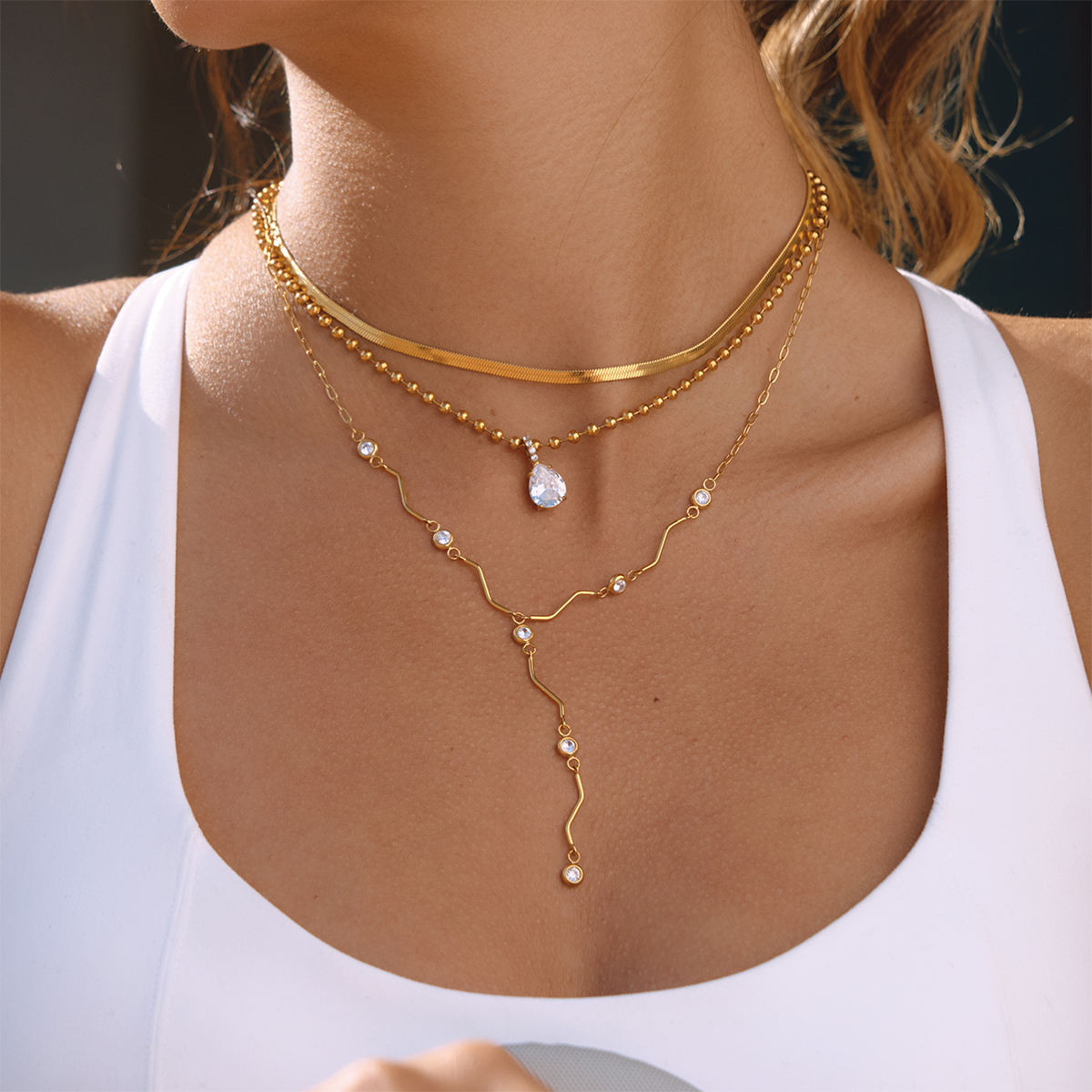 Crystal Flow Necklace