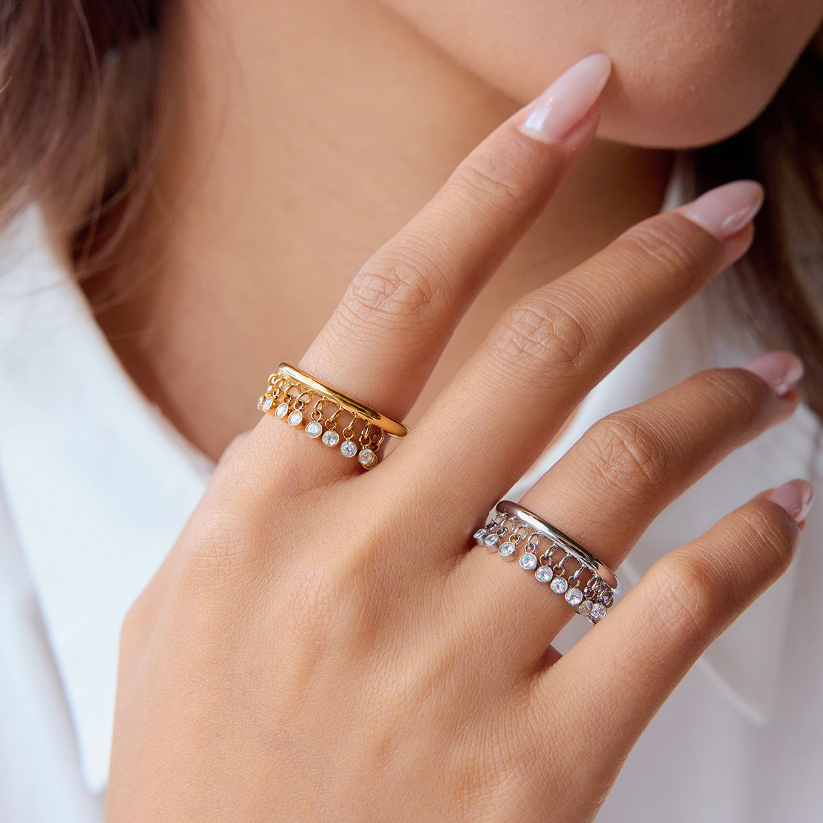 Charm Dangle Ring