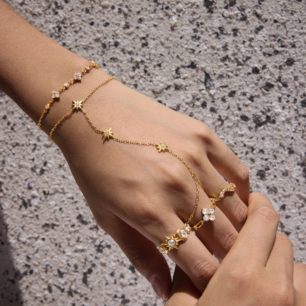 Starlight Crystal Hand Chain