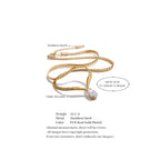 Pear V Diamond Necklace & Sweetheart Necklace Bundle