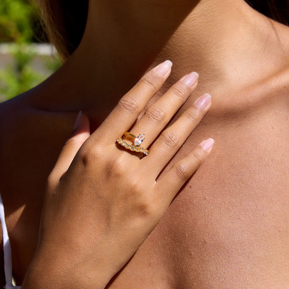 Marquise Glow Ring