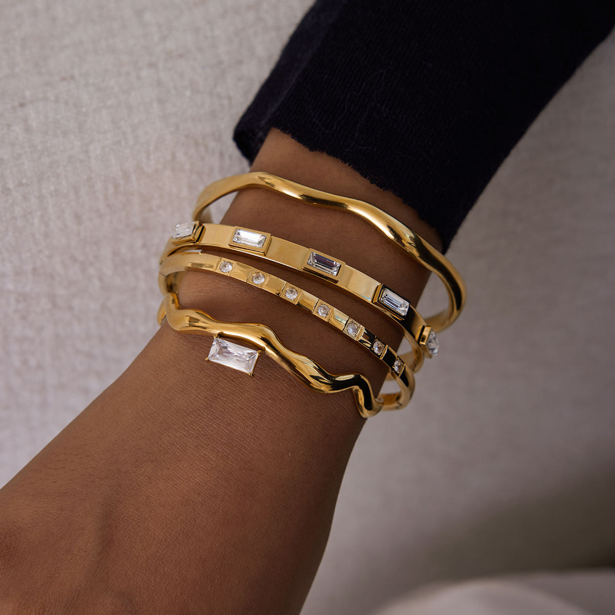 Fluid Cuff Bracelet