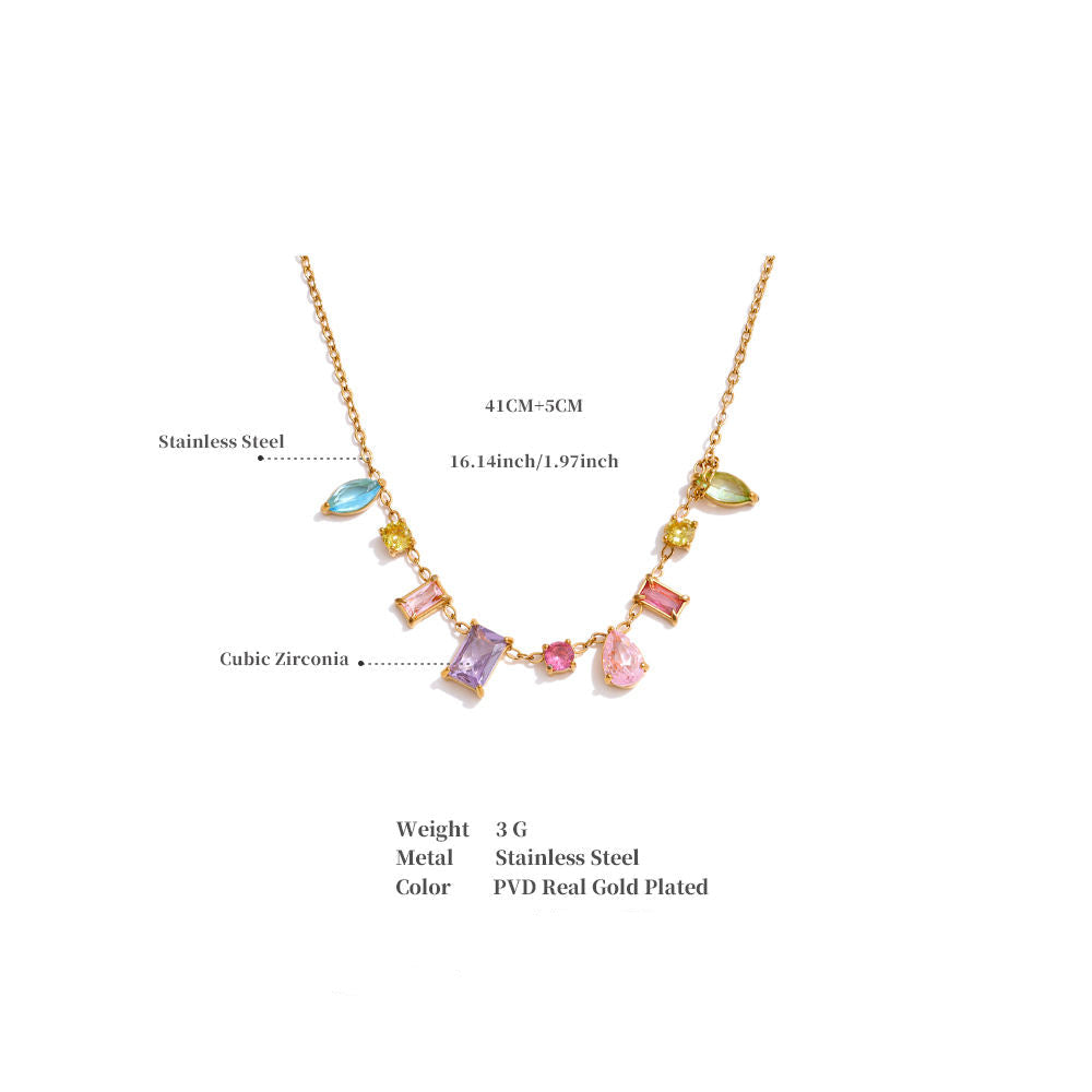 Candy Pop Gemstone Necklace