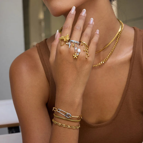 Butterfly Droplet Ring