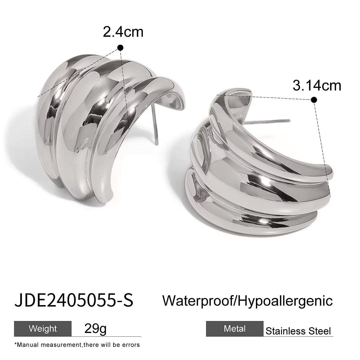 Ava Dome Earrings