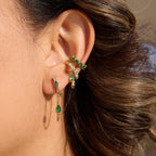 Zea Emerald Earcuff