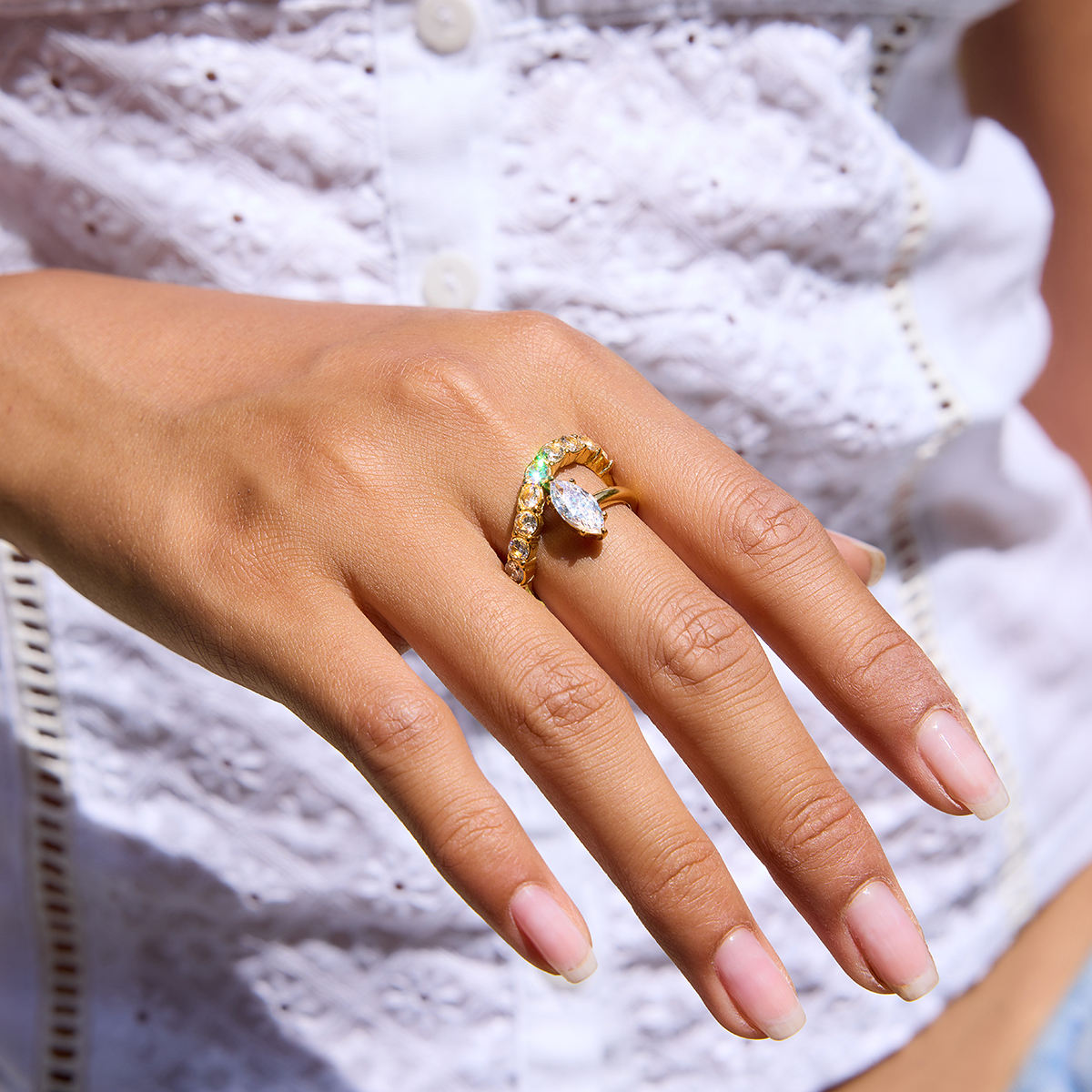 Marquise Glow Ring