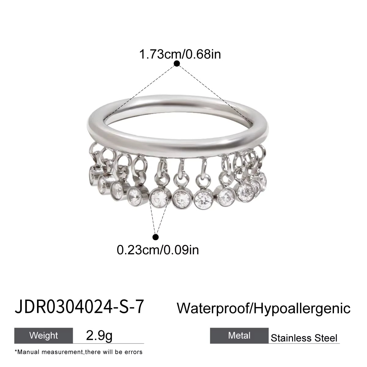 Charm Dangle Ring
