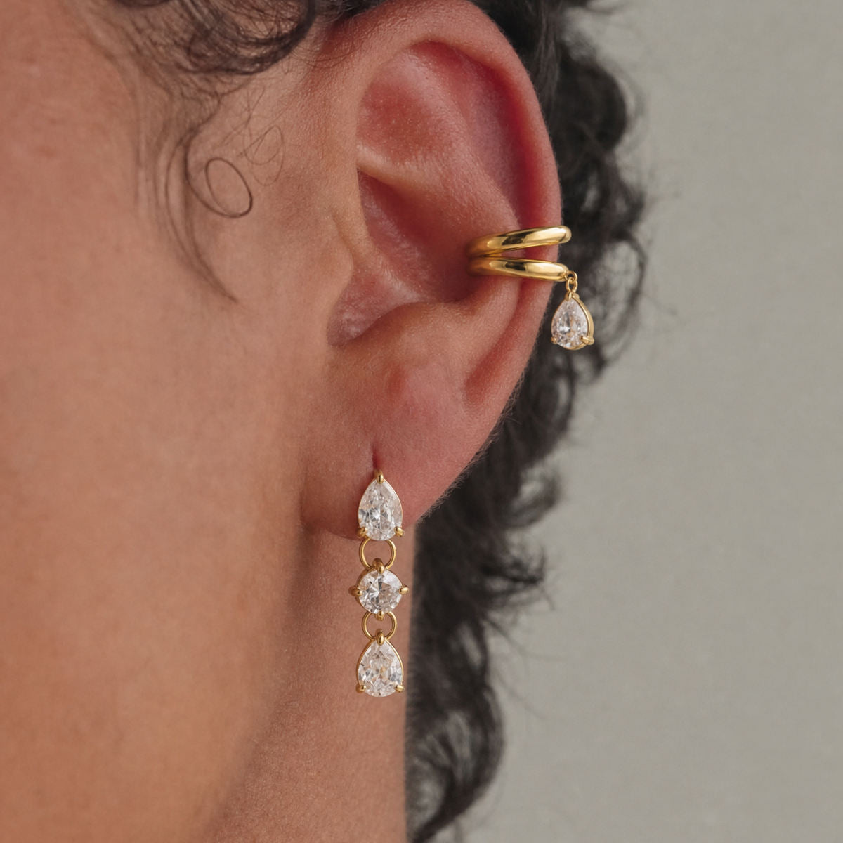 Luna Drop Ear Cuff