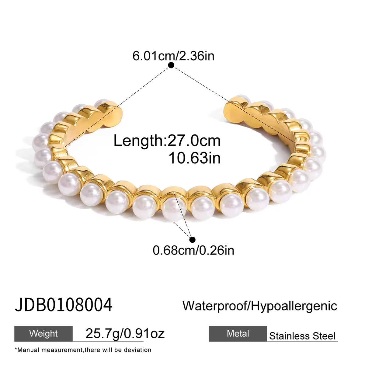 Pearl Arc Cuff