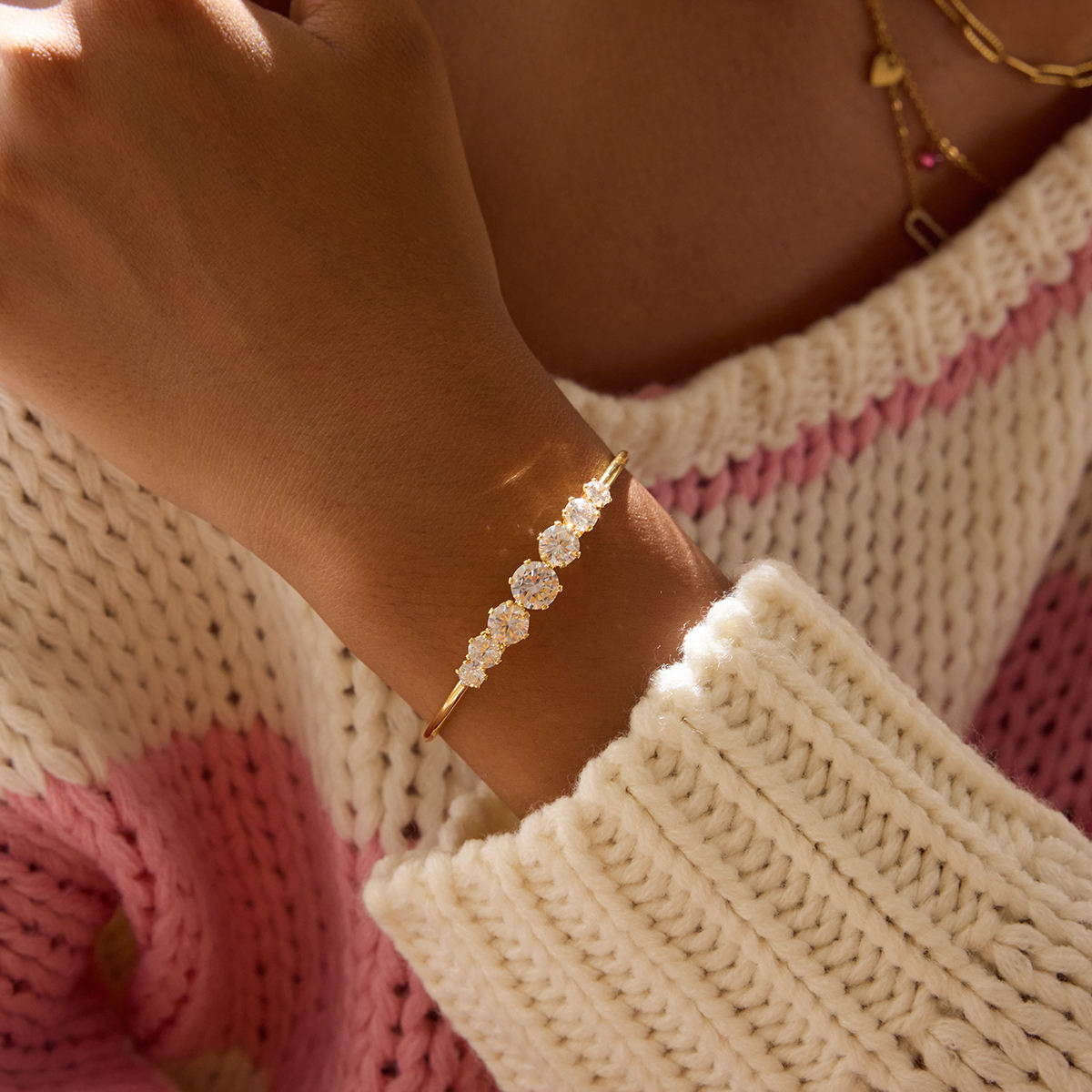 Amara Crystal Cuff