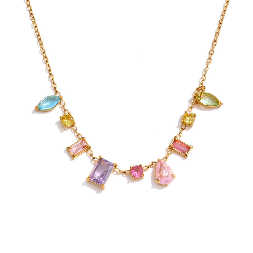 Candy Pop Gemstone Necklace