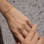 Crystal Bloom Hand Chain