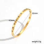 Honeycomb Bangle Bracelet