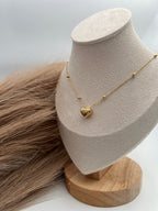 Beaded Chain Love Necklace