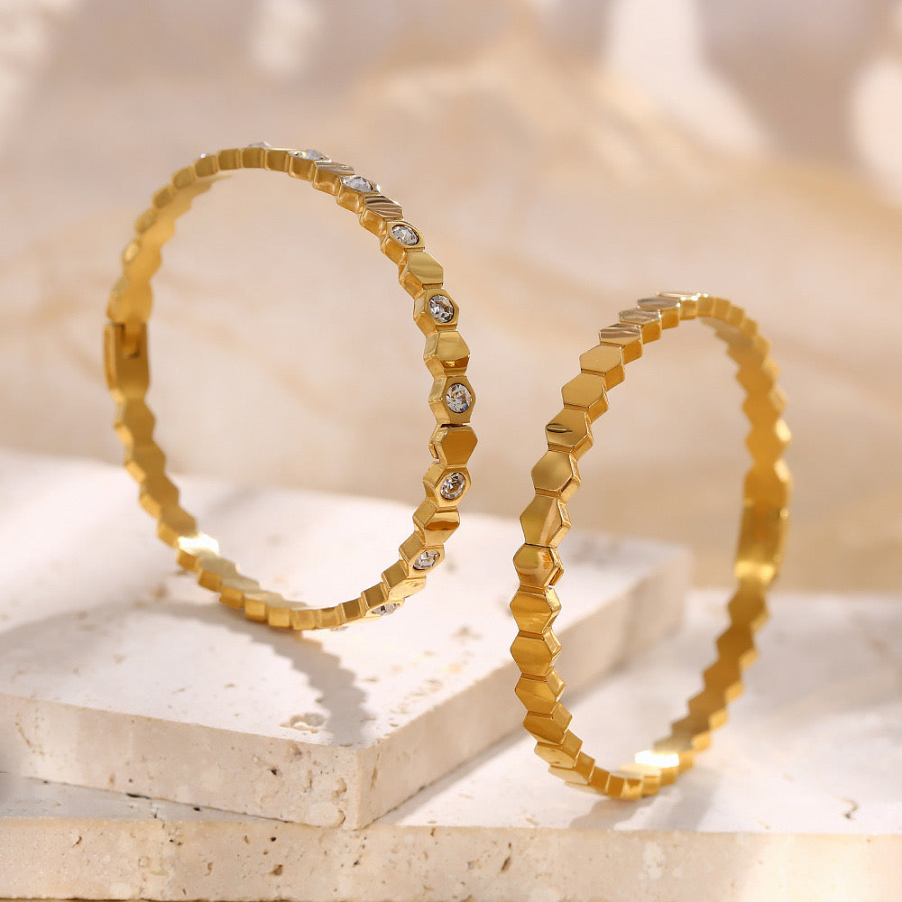 Honeycomb Bangles Bracelet