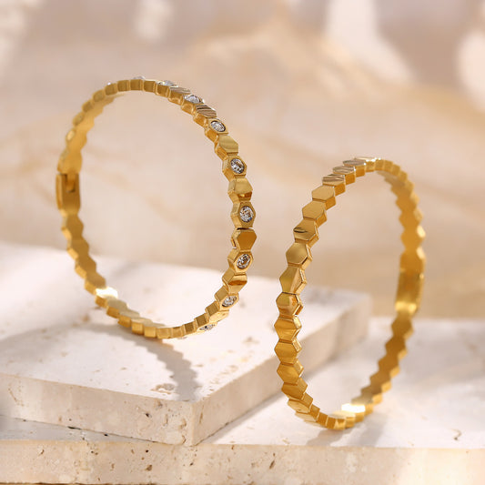 Honeycomb Bangles Bracelet