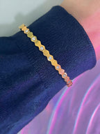 Honeycomb Bangle Bracelet
