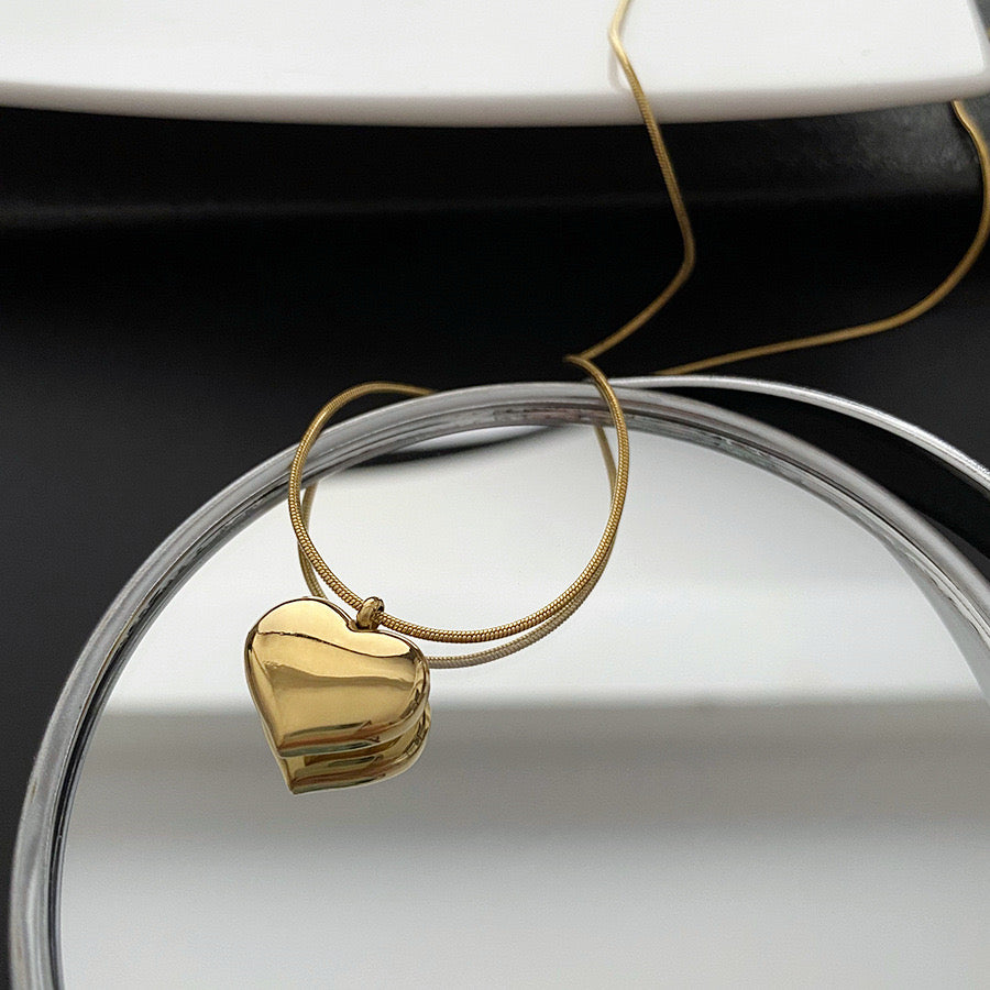 Puffy Heart Necklace