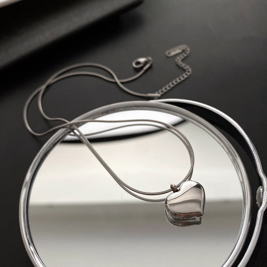 Puffy Heart Necklace