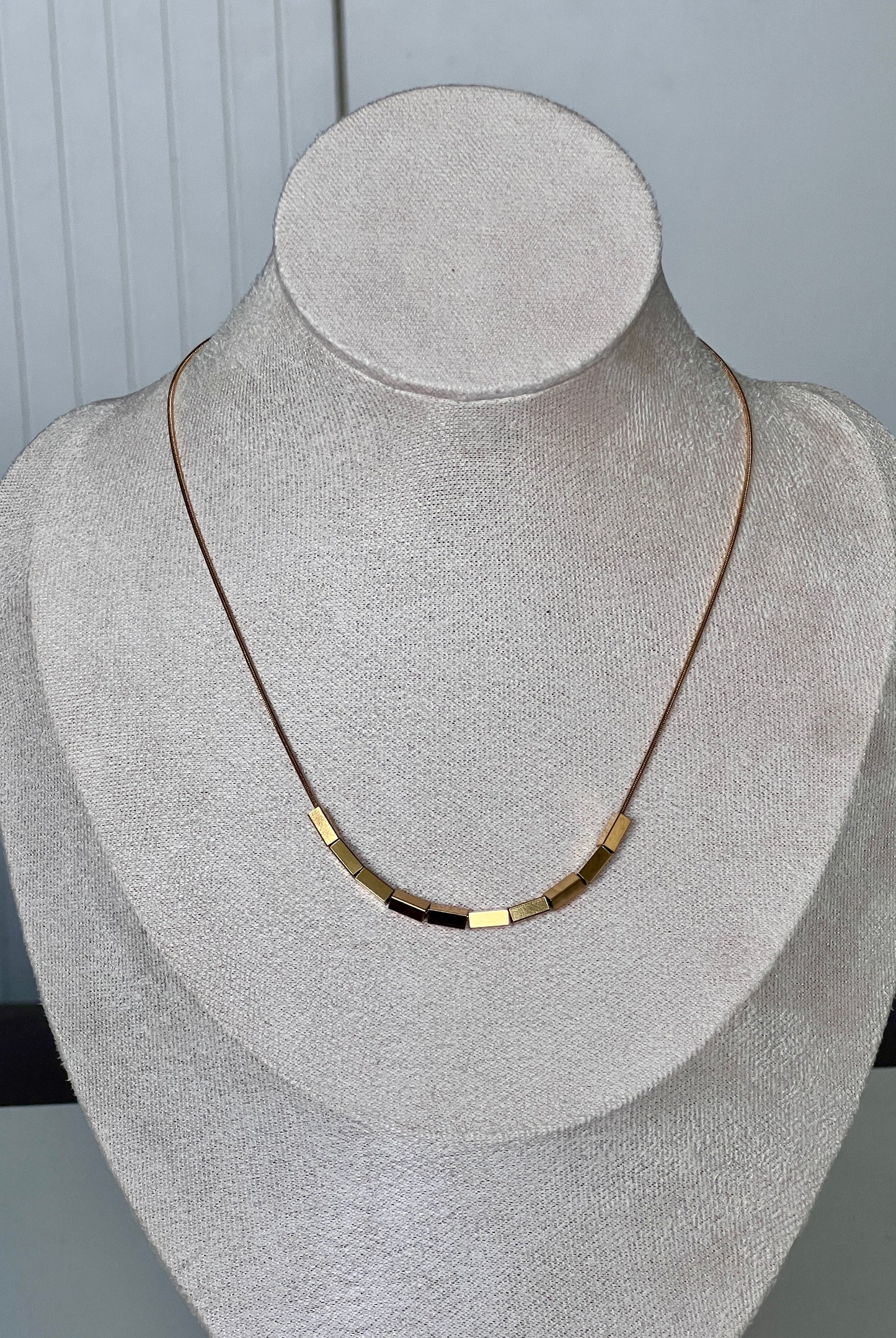 Gold Bar Necklace