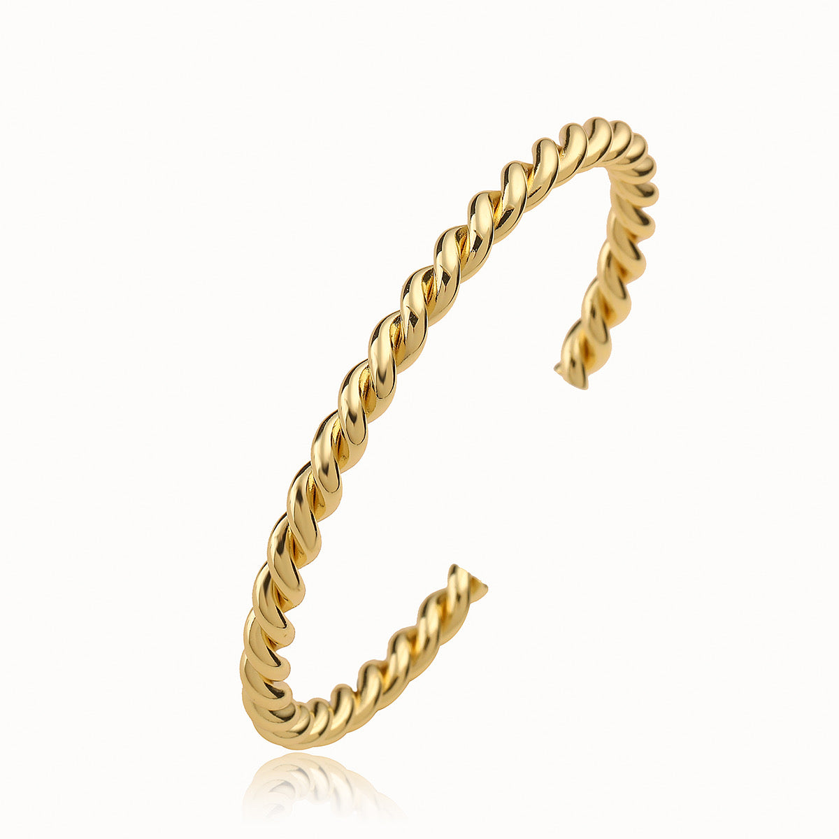 Twisted Rope Cuff Bracelet