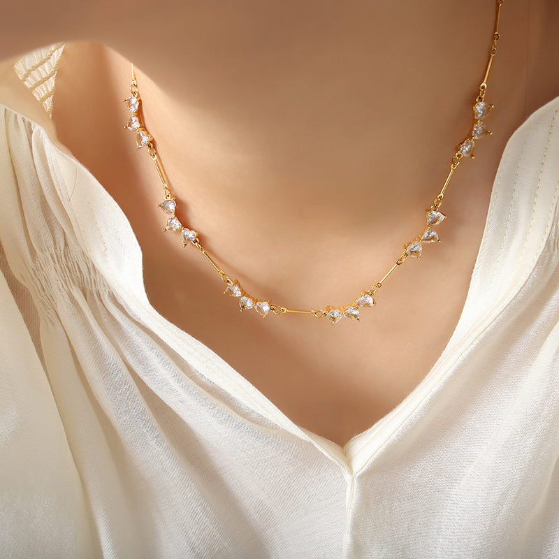 Golden Dewdrop Necklace