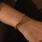 Luxe Crystal Cuff Bracelet