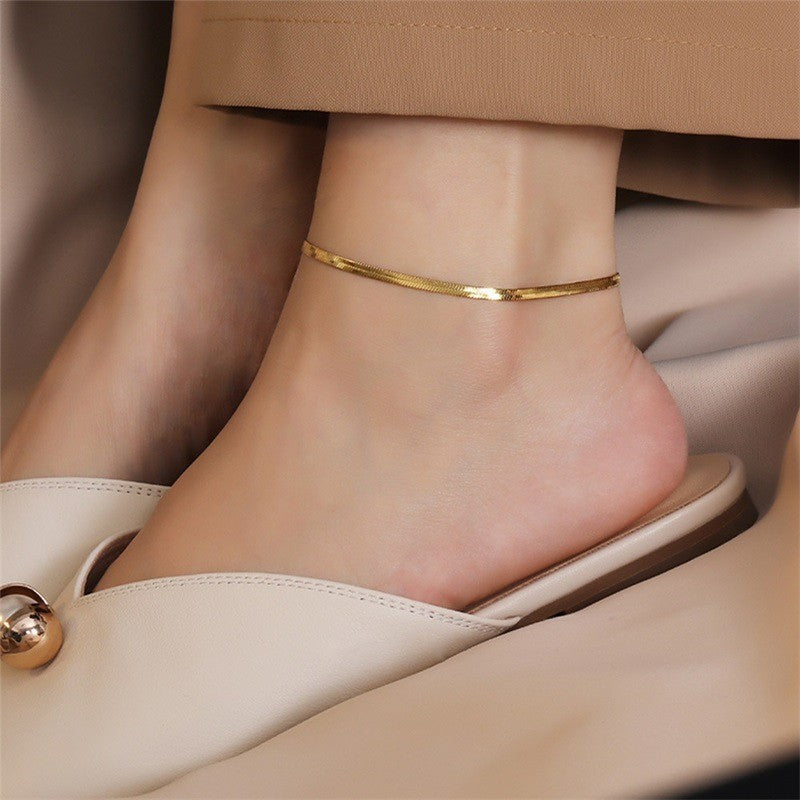 Golden Whisper Anklet