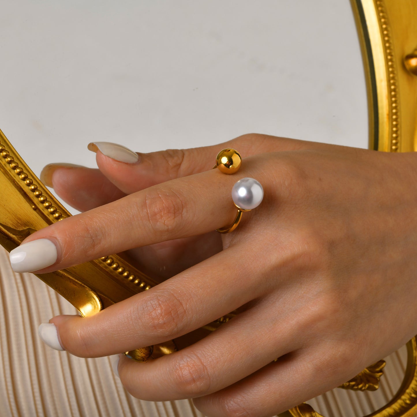 Vacation Pearl Open Ring