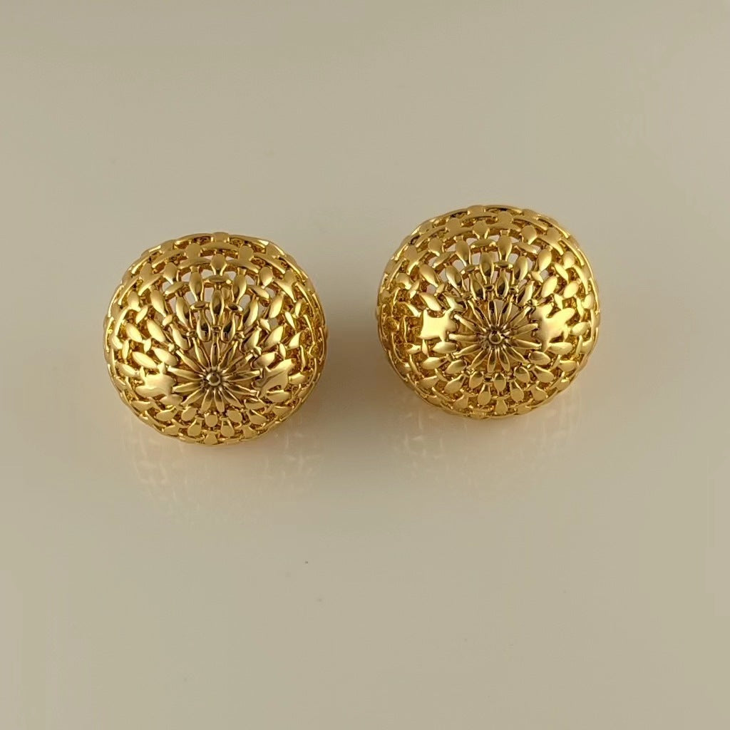 Golden Web Ear Cuffs