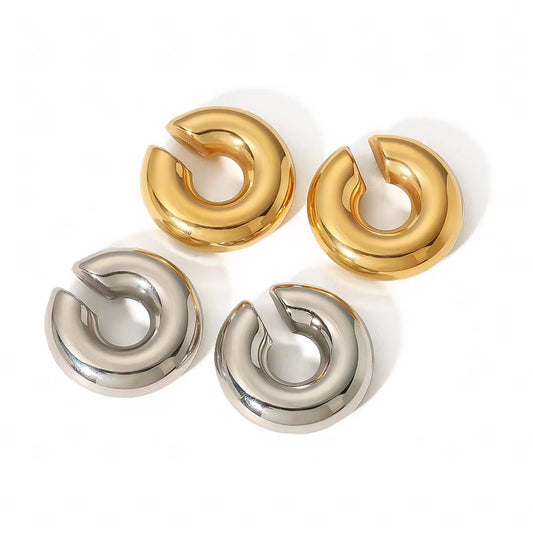 Lunar Curve Ear Cuffs