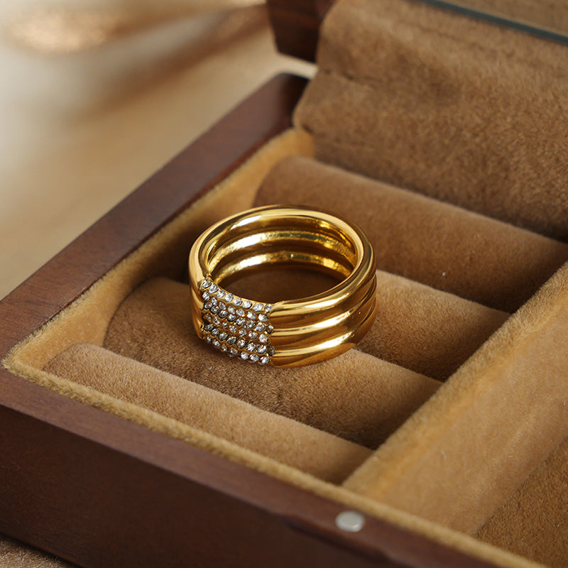 Golden Starlight Ring