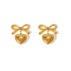 Bow Treasure of Love Earrings