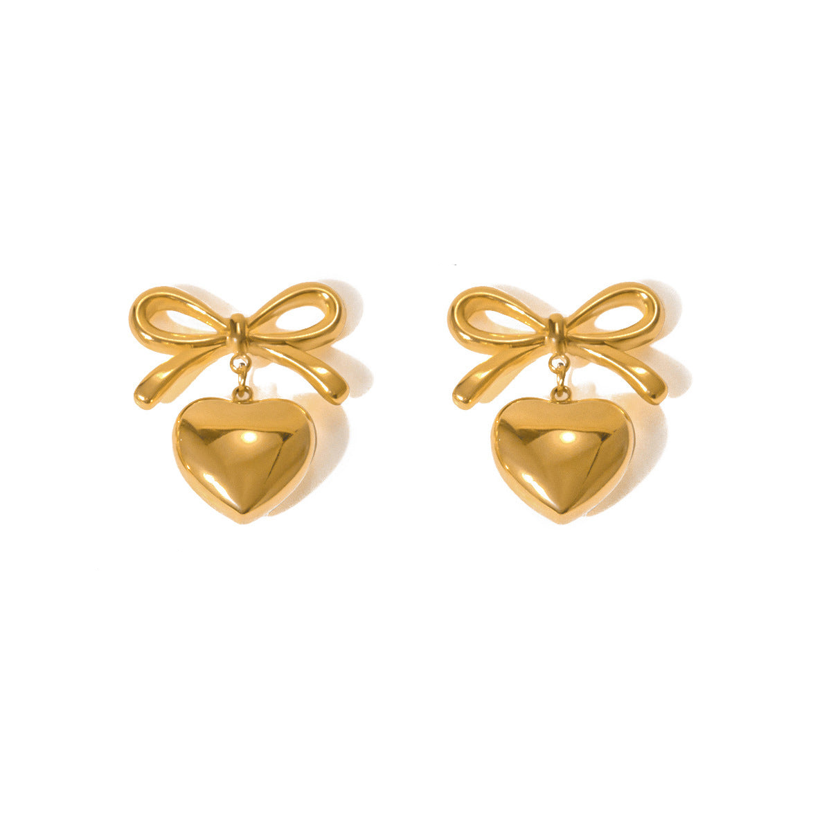 Bow Treasure of Love Earrings