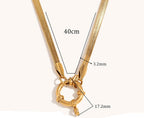 Snake Charm Necklace