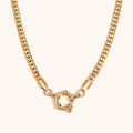 Cuban Chain Charm Necklace
