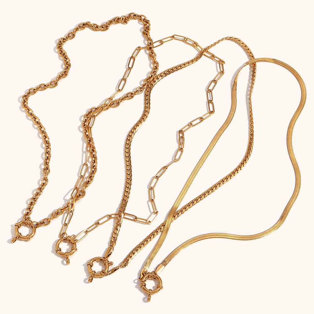 Cuban Chain Charm Necklace