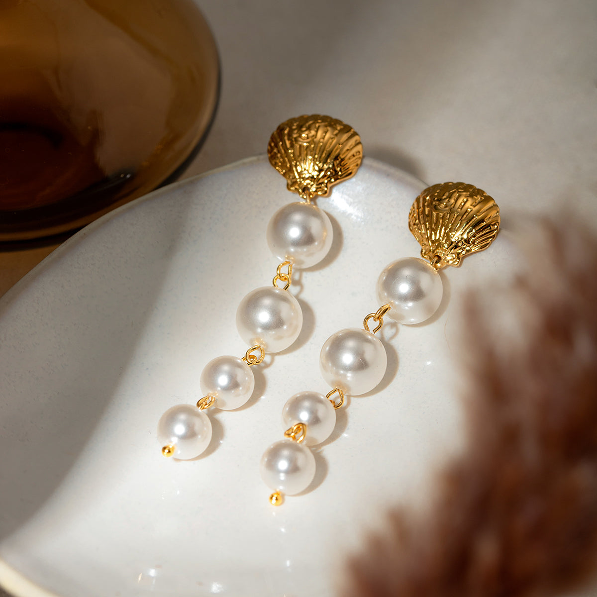 Pearl Cascade Earrings