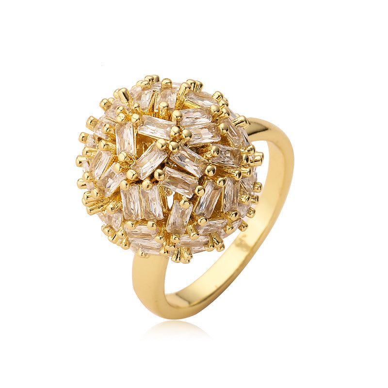 Golden Burst Ring