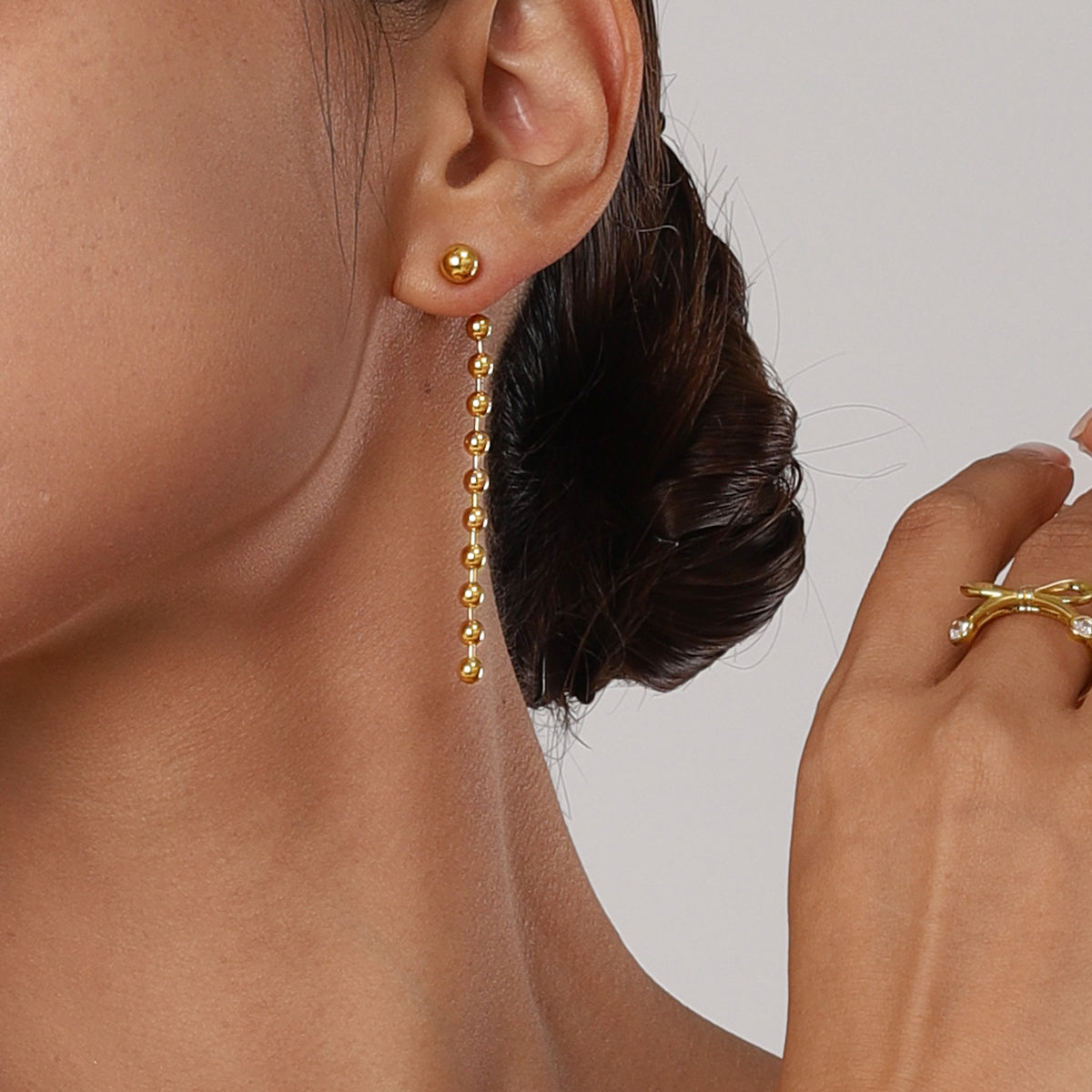 Golden Drip Earrings