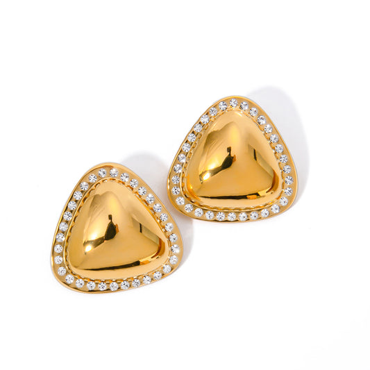 Golden Tria Earrings