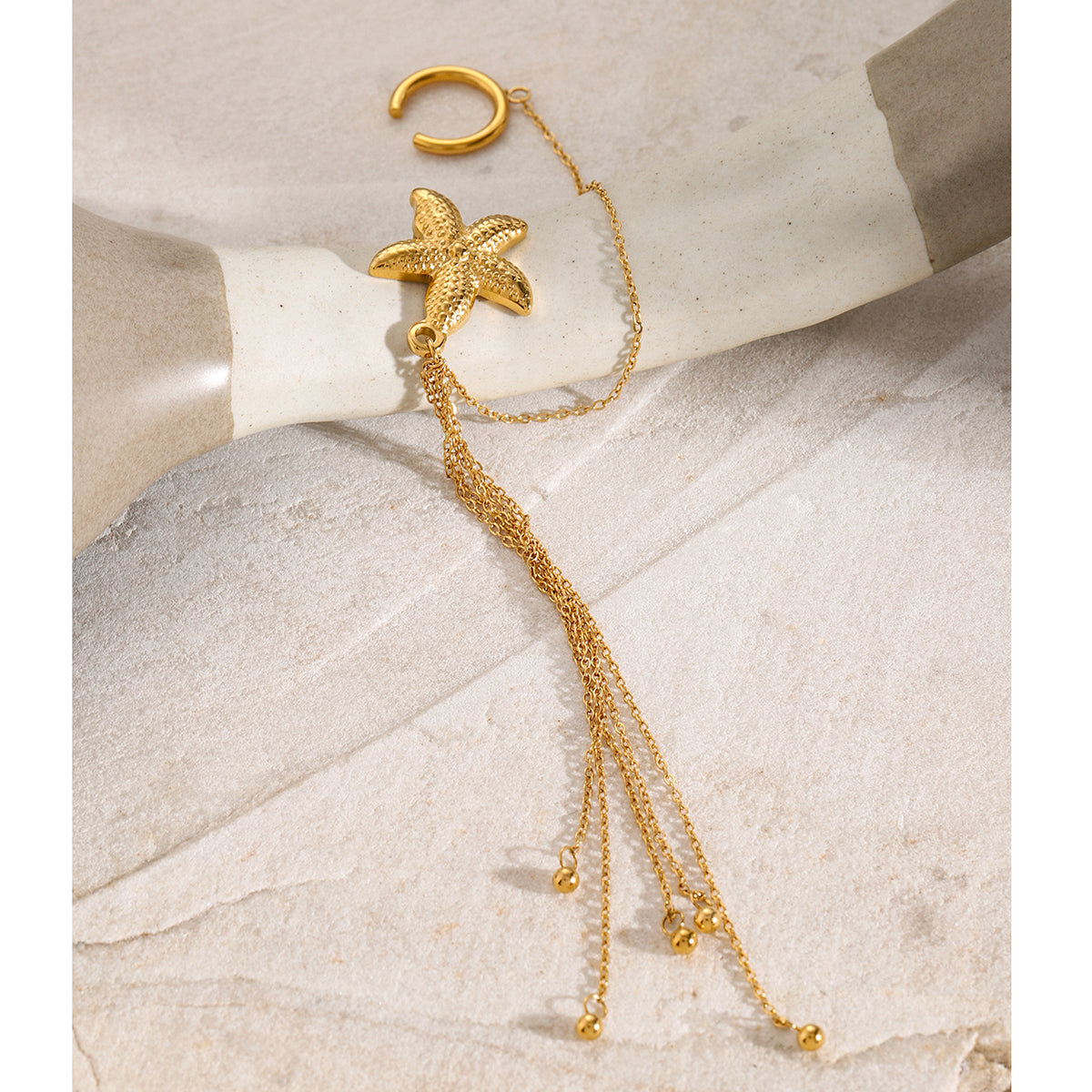 Starfall Cascade Ear Cuff