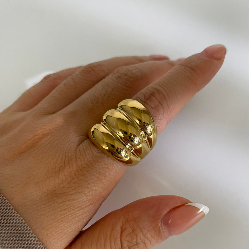 Golden Mirage Ring